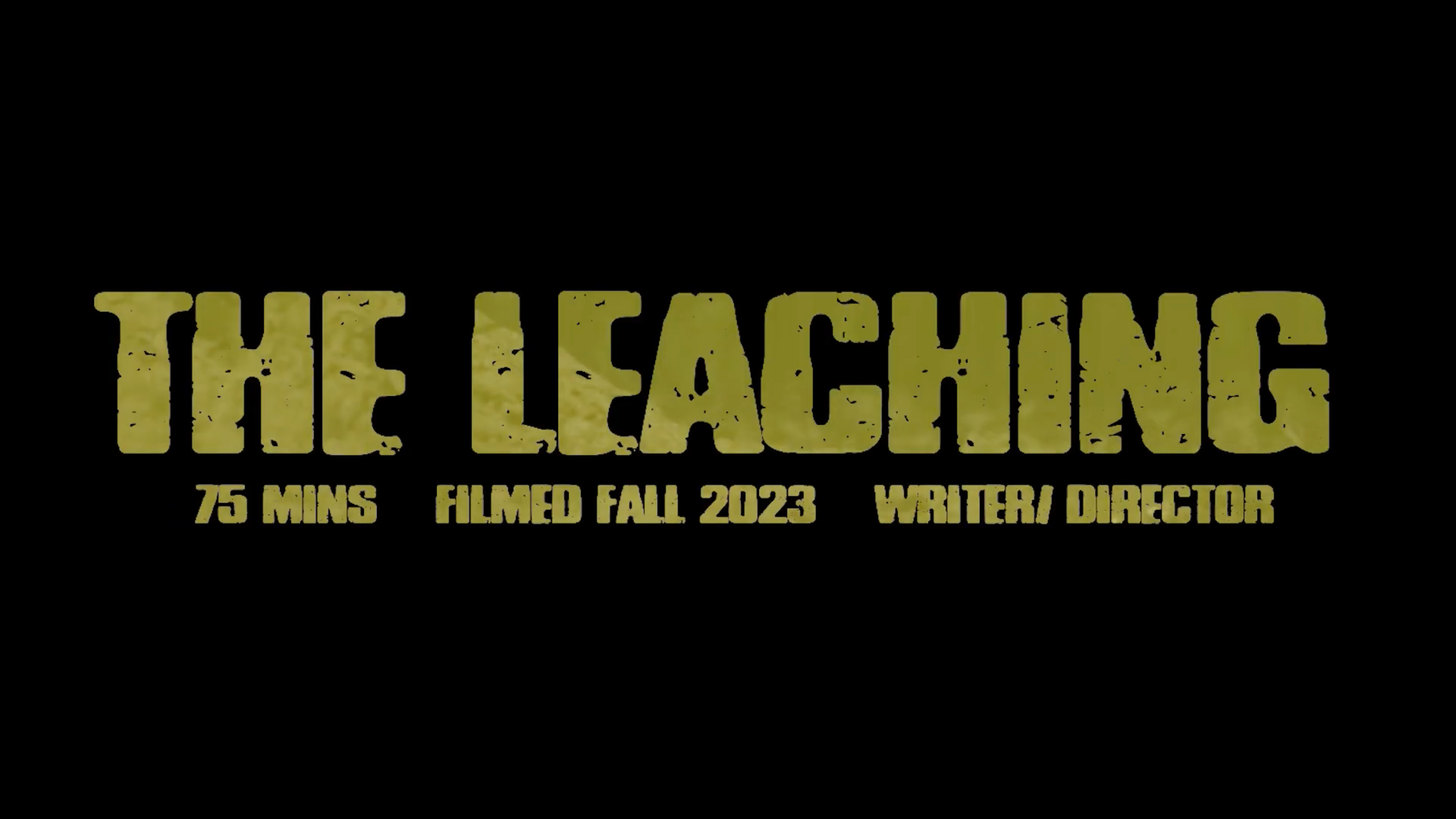 The Leaching